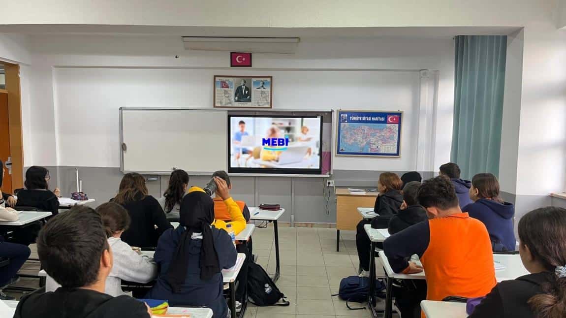 MEBİ Platformunu Öğrencilerimize Tanıttık